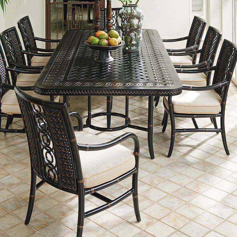 Tommy Bahama Outdoor Living Marimba Nine Piece Outdoor Dining Set